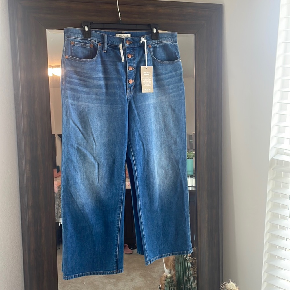Madewell cropped denim